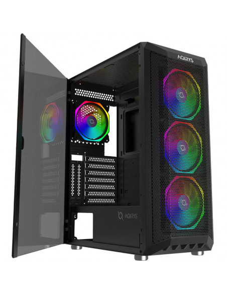 Carcasa Aqirys Naos Midi Tower, fara sursa, Black,AQRYS_NAOS