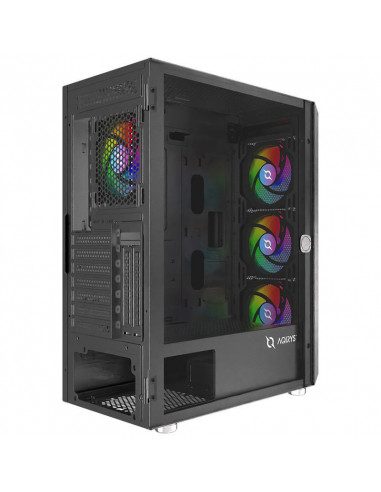Carcasa Aqirys Naos Midi Tower, fara sursa, Black,AQRYS_NAOS
