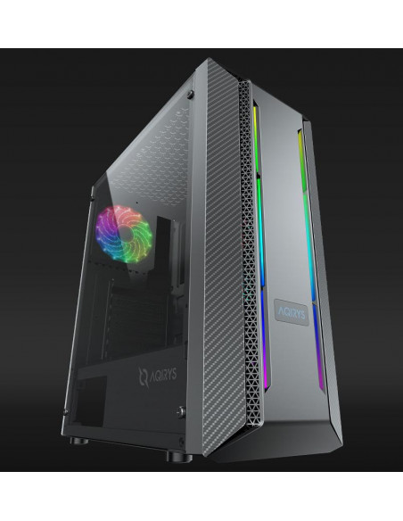 Carcasa Aqirys Mizar Midi Tower Black RGB,AQRYS_MIZAR