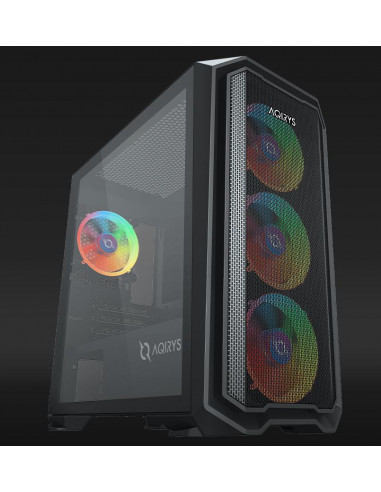 Carcasa Aqirys Wezen Midi Tower Black RGB,AQRYS_WEZENBK