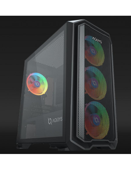 Carcasa Aqirys Wezen Midi Tower Black RGB,AQRYS_WEZENBK