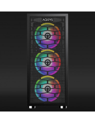 Carcasa Aqirys Arcturus Midi Tower Black RGB,AQRYS_ARCTURUS
