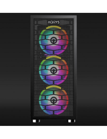 Carcasa Aqirys Arcturus Midi Tower Black RGB,AQRYS_ARCTURUS