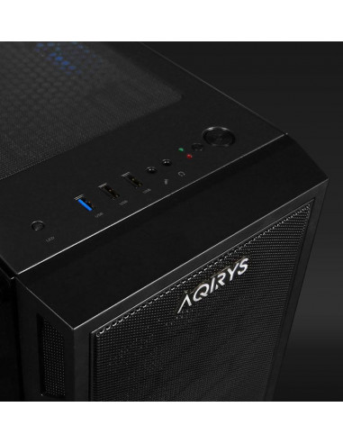 Carcasa Aqirys Arcturus Midi Tower Black RGB,AQRYS_ARCTURUS