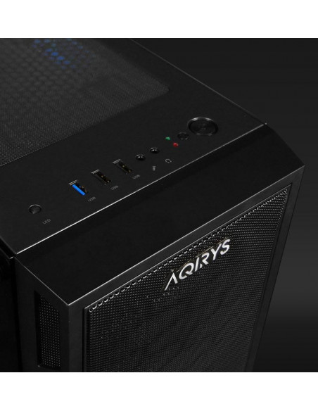 Carcasa Aqirys Arcturus Midi Tower Black RGB,AQRYS_ARCTURUS