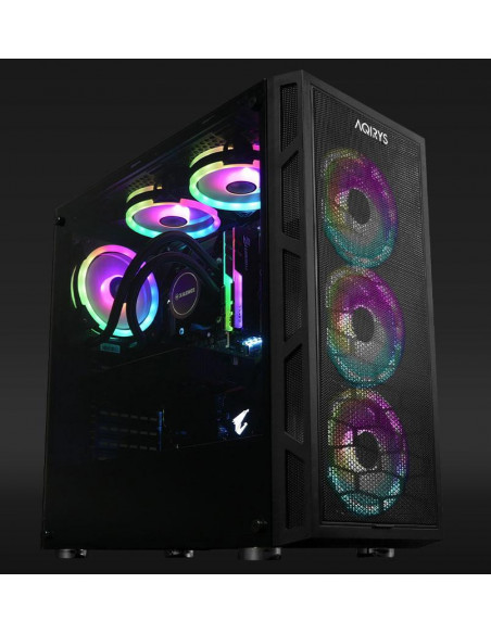 Carcasa Aqirys Arcturus Midi Tower Black RGB,AQRYS_ARCTURUS
