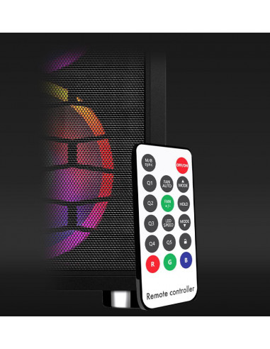 Carcasa Aqirys Arcturus Midi Tower Black RGB,AQRYS_ARCTURUS