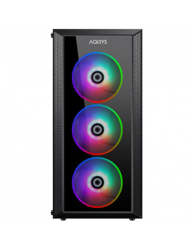 Carcasa Aqirys Rigel Midi Tower, fara sursa, Black,AQRYS_RIGEL