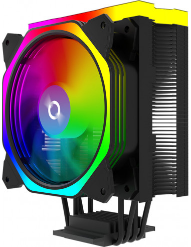 Cooler Procesor URANUS Black ARGB PWM, compatibil