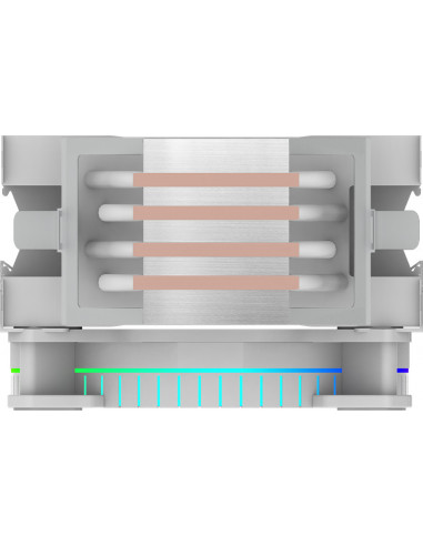 Cooler Procesor URANUS LS White ARGB PWM, compatibil