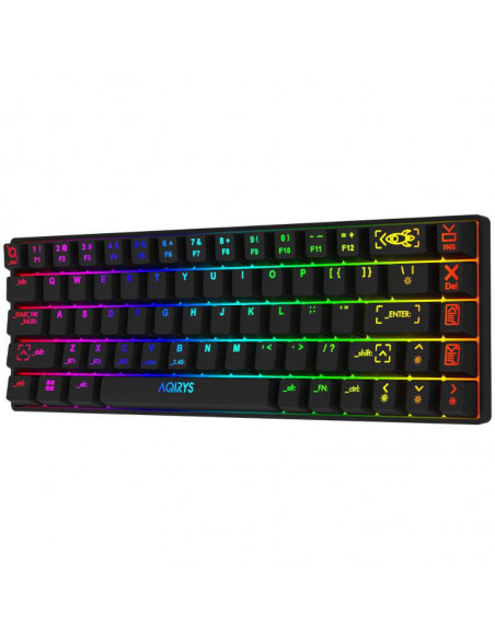 Tastatura mecanica 65% ACQIRYS Mira, wireless/bluetooth/wired