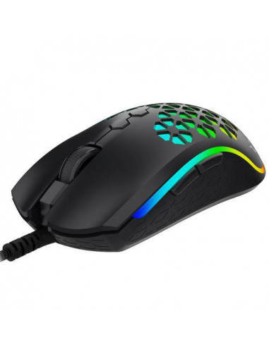 Mouse AQIRYS Polaris, cu fir, 7 butoane, interfata USB