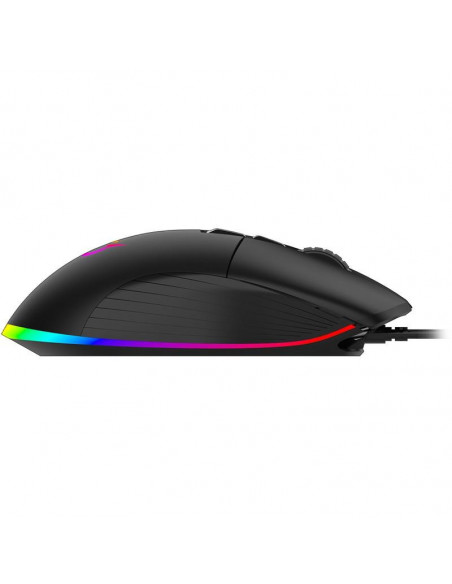 Mouse AQIRYS Acrux, cu fir, 8 butoane, interfata USB