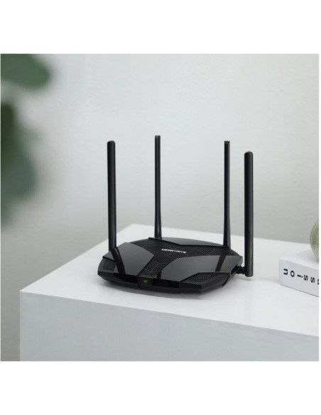 Mercusys Router, AX3000, MU-MIMO, Dual-Band, WPA3, Standarde