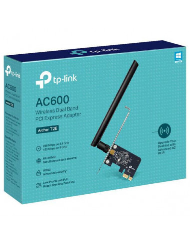 Placa de retea wireless TP-LINK Archer T2E, AC600, WiFI 5