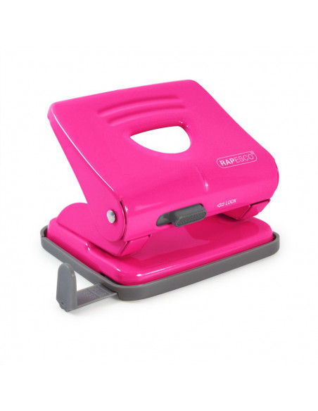 Perforator metalic Rapesco 825, 25 coli Roz electrizant,RP1360 Perforator metalic Rapesco 825, 25 coli Roz electrizant,RP1360