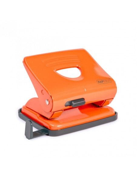 Perforator metalic 825 Rapesco, 25 coli Portocaliu,RP-M825