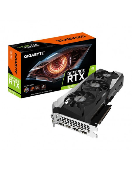 Placa video GIGABYTE GeForce RTX 3070 Ti GAMING OC LHR, 8GB