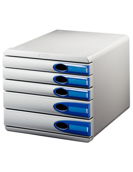 Suport Birou Albastru 5 sertare Allura,2080005