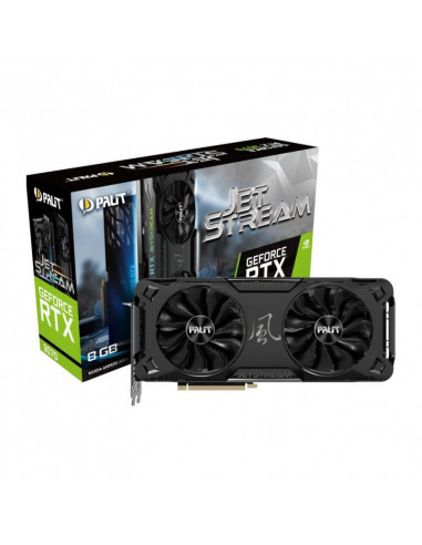 Placa video Palit GeForce RTX 3070 JetStream LHR, 8GB GDDR6