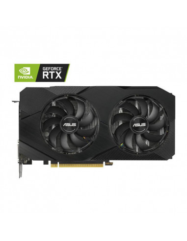 Placa video ASUS GeForce RTX 2060 DUAL EVO, 6GB GDDR6