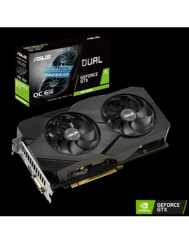 Placa video ASUS Dual GeForce GTX 1660 SUPER™ OC Edition 6GB