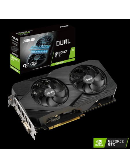 Placa video ASUS Dual GeForce GTX 1660 SUPER™ OC Edition 6GB