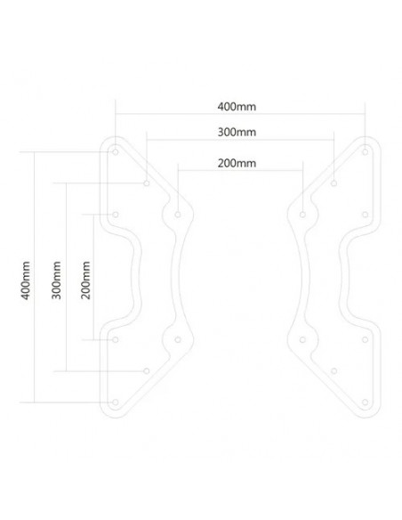 Adaptor VESA Neomounts by FPMA-VESA440, 400x400mm, suporta pana