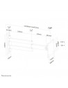 Suport TV de perete, Neomounts by Newstar FPMA-W830BLACK