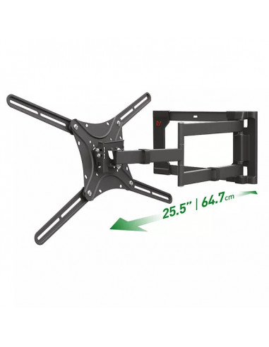 Suport TV de perete, Barkan 4400.B, Fix, 40"- 80", VESA 600 x