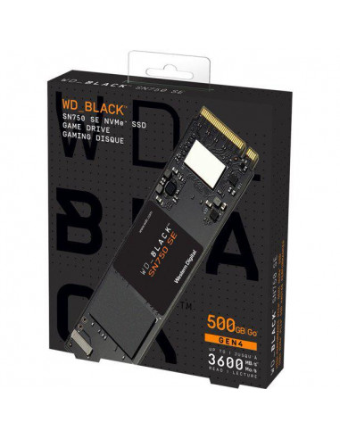 SSD intern WD Black, 500GB, M.2 2280,WDS500G1B0E