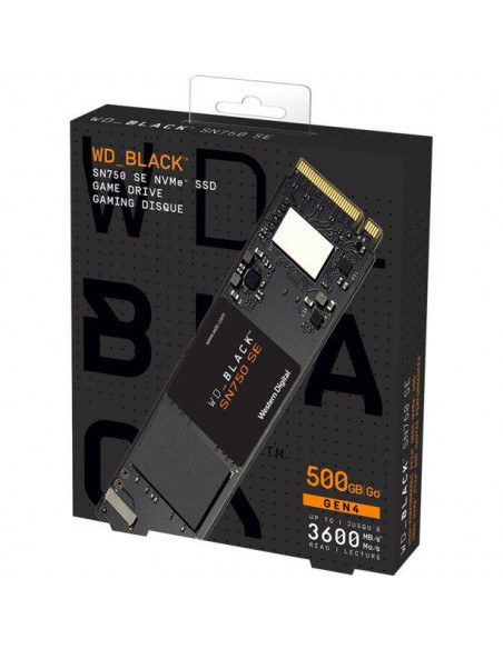 SSD intern WD Black, 500GB, M.2 2280,WDS500G1B0E