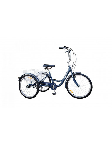 TRICICLETA PEGAS SENIOR 24'' ALBASTRU RESPECT,SENIOR241ABS