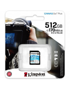 Card de Memorie SD Kingston Canvas GO Plus, 512GB, Class
