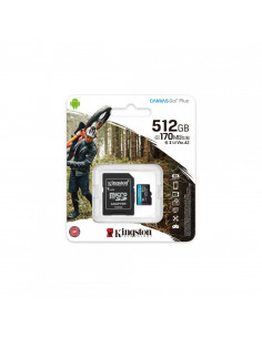 Card de Memorie MicroSD Kingston Canvas GO Plus, 512GB, Adaptor