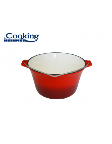 Ceaun din fonta, emailat, 22 X 13 CM, 3L, COOKING BY Ceaun din fonta, emailat, 22 X 13 CM, 3L, COOKING BY