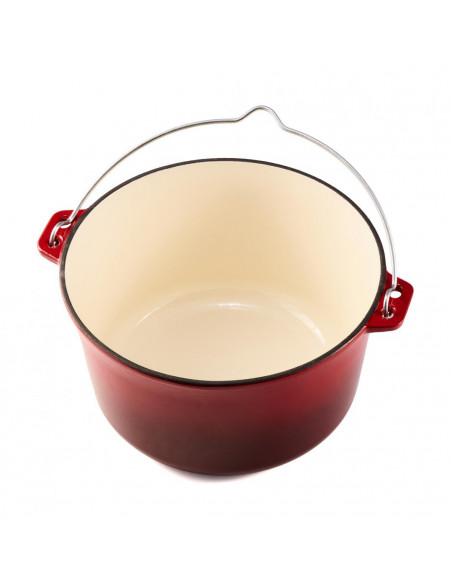 Ceaun din fonta, emailat, 25 X 14 CM, 5 L, COOKING BY Ceaun din fonta, emailat, 25 X 14 CM, 5 L, COOKING BY