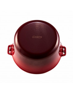 Ceaun din fonta, emailat, 25 X 14 CM, 5 L, COOKING BY 2