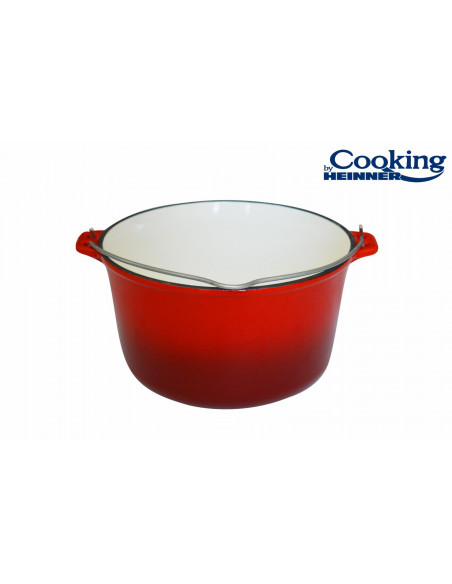 Ceaun din fonta, emailat, 25 X 14 CM, 5 L, COOKING BY Ceaun din fonta, emailat, 25 X 14 CM, 5 L, COOKING BY