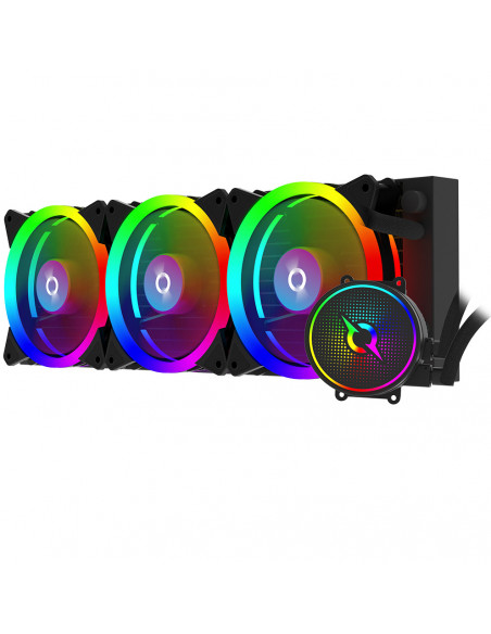 Cooler Procesor Aquarius 360 AIO Black ARGB PWM, compatibil