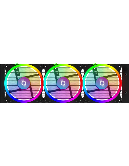 Cooler Procesor Aquarius 360 AIO Black ARGB PWM, compatibil
