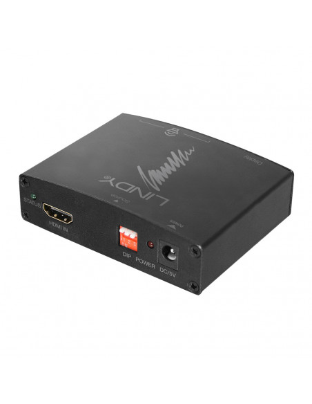 Separator sursa audio Lindy HDMI 4K Audio Extractor with