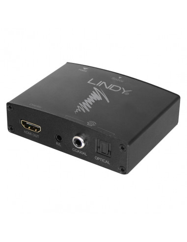 Separator sursa audio Lindy HDMI 4K Audio Extractor with