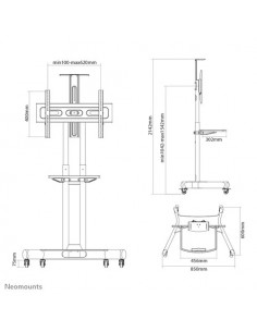 Suport TV de podea, Neomounts by Newstar NM-M1700BLACK 2