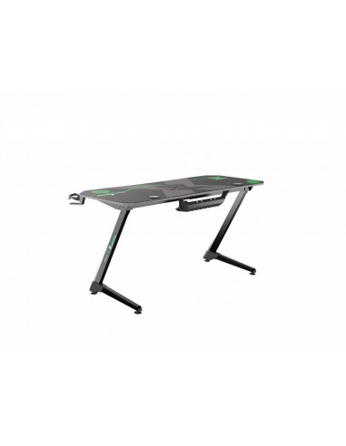 Birou gaming Serioux zRadiance, material otel carbon laminat