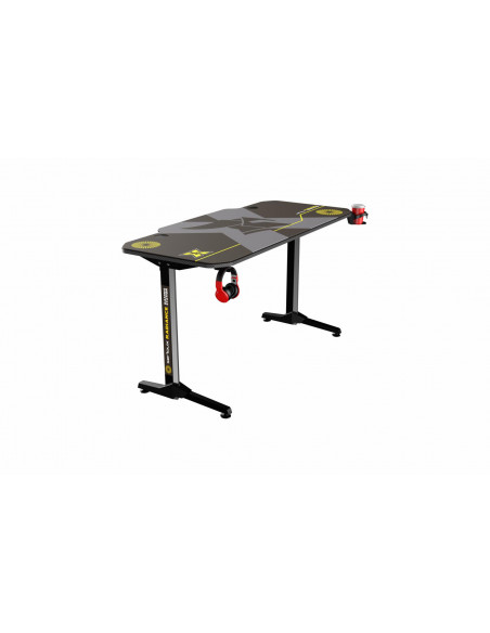 Birou gaming Serioux Radiance, material otel carbon laminat