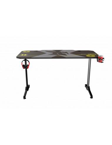 Birou gaming Serioux Radiance, material otel carbon laminat