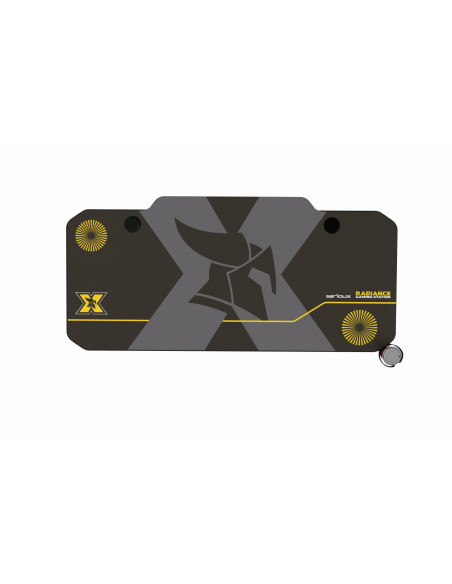 Birou gaming Serioux Radiance, material otel carbon laminat