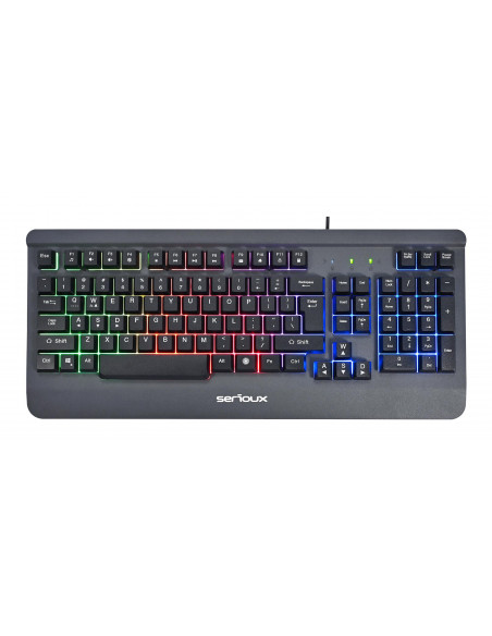 Kit Gaming Serioux Kayel 4 in 1, Tastatura de gaming, 104