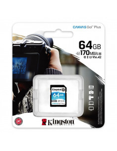 Card de Memorie SD Kingston Canvas GO Plus, 64GB, Class